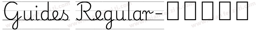 Guides Regular字体转换